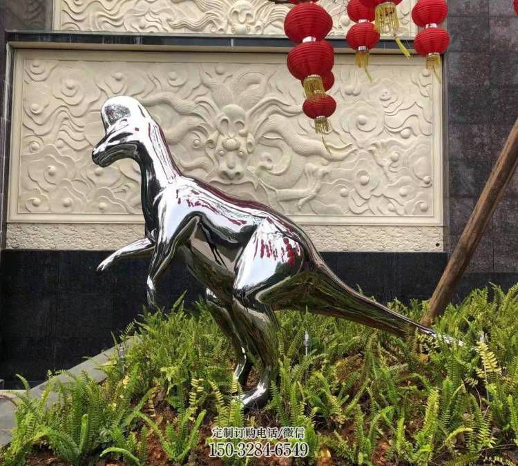 景观恐龙雕塑精选，陆地摆件，公园镜面恐龙雕塑精品
